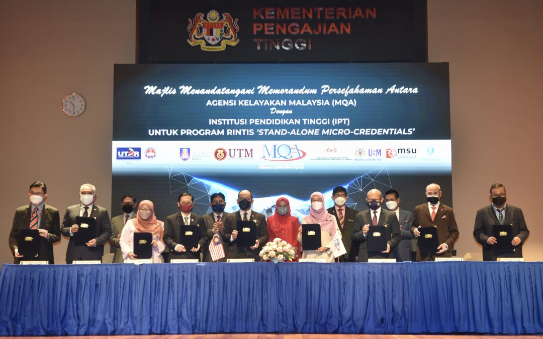 Majlis MoU Program Rintis Stand-Alone Micro-Credentials (SAMC)
