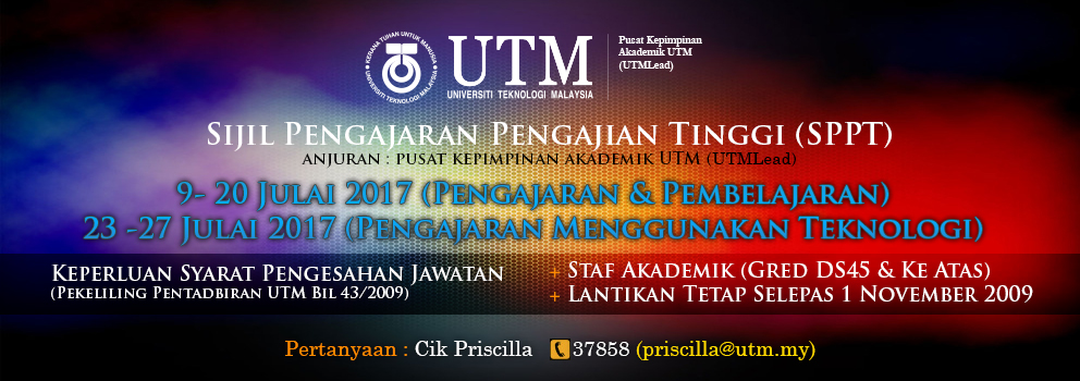 Sijil Pengajaran Pengajian Tinggi (SPPT) 2017