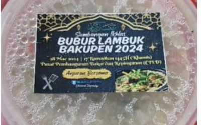 Projek Charity Bubur Lambuk – Sukarelawan Agihan Makanan Iftar